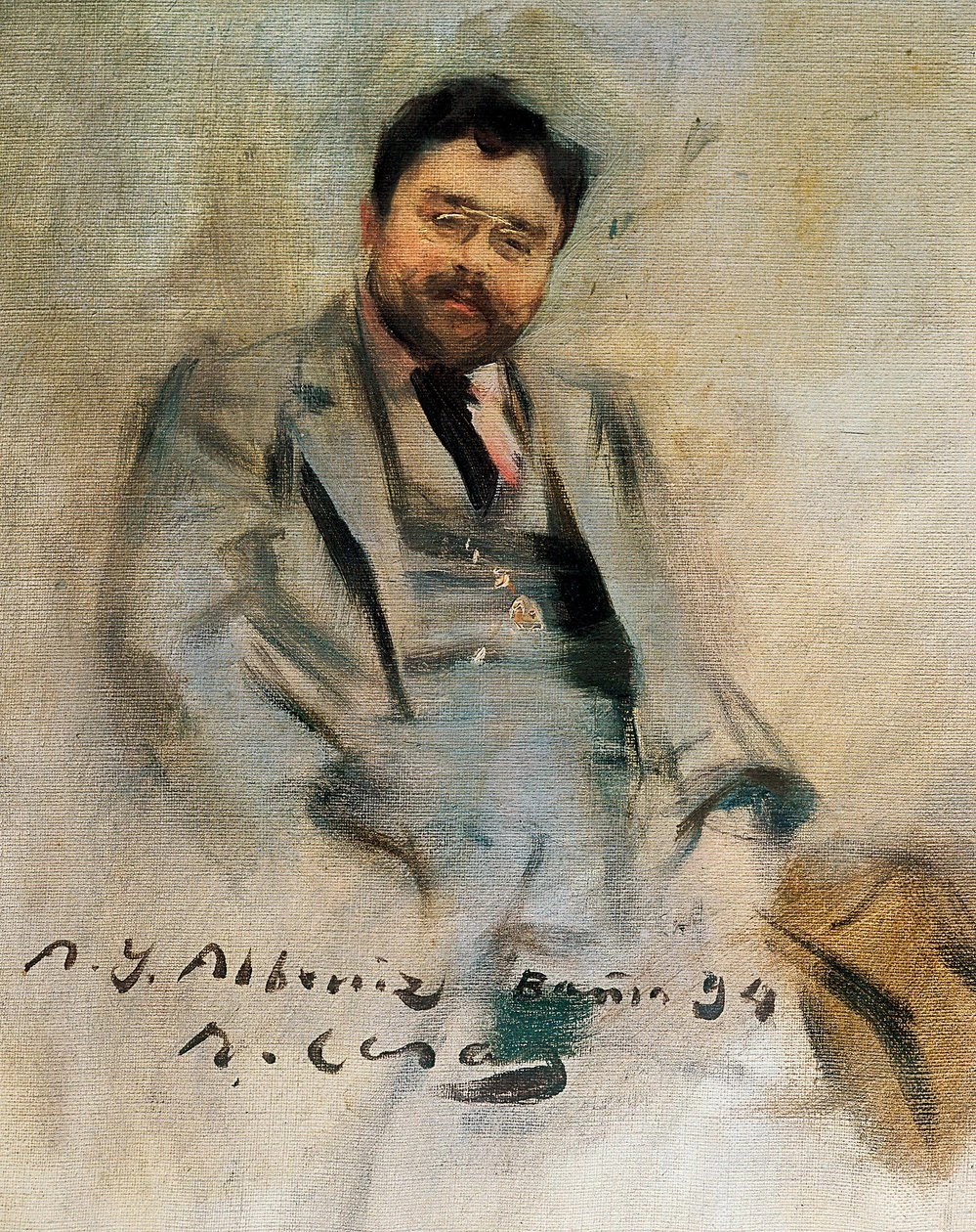 Ramon Casas - 101, Ritratto di Isaac Albéniz a 34 anni
